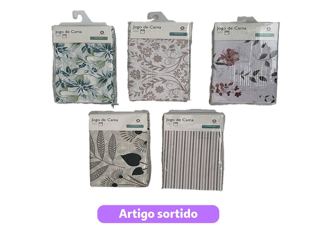 JOGO CAMA HOMESPECIAL 100% ALG. 220X270CM MODELOS SORTIDOS image number 0