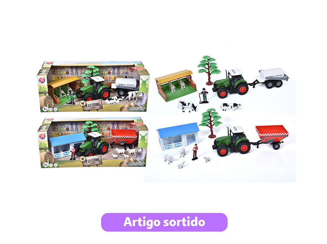 TRACTOR COM LUZ/SOM ONE TWO FUN + ACESS&Oacute;RIOS QUINTA MODELOS SORTIDOS image number 0