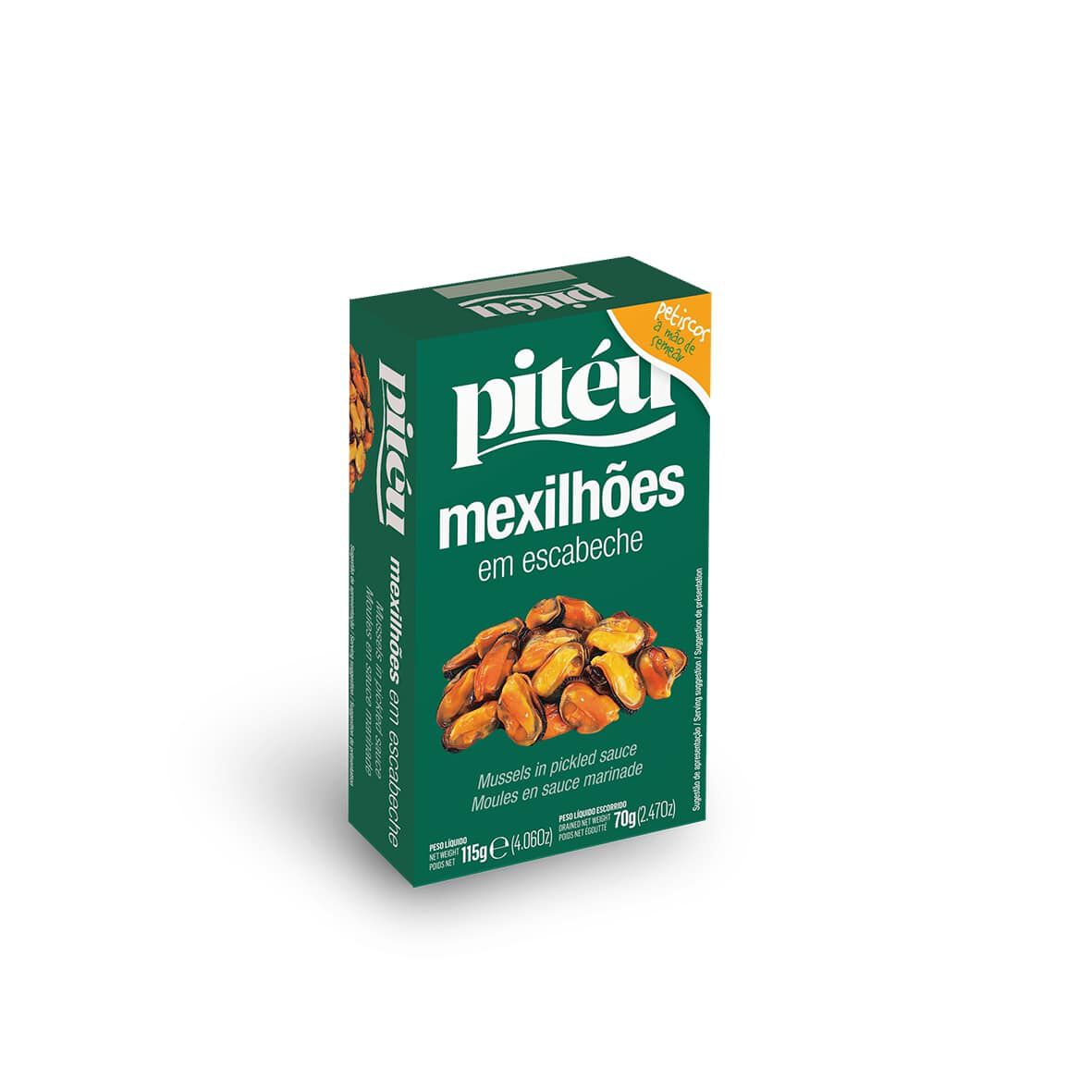 MEXILH&Otilde;ES PITEU EM ESCABECHE 115(70)G image number 1