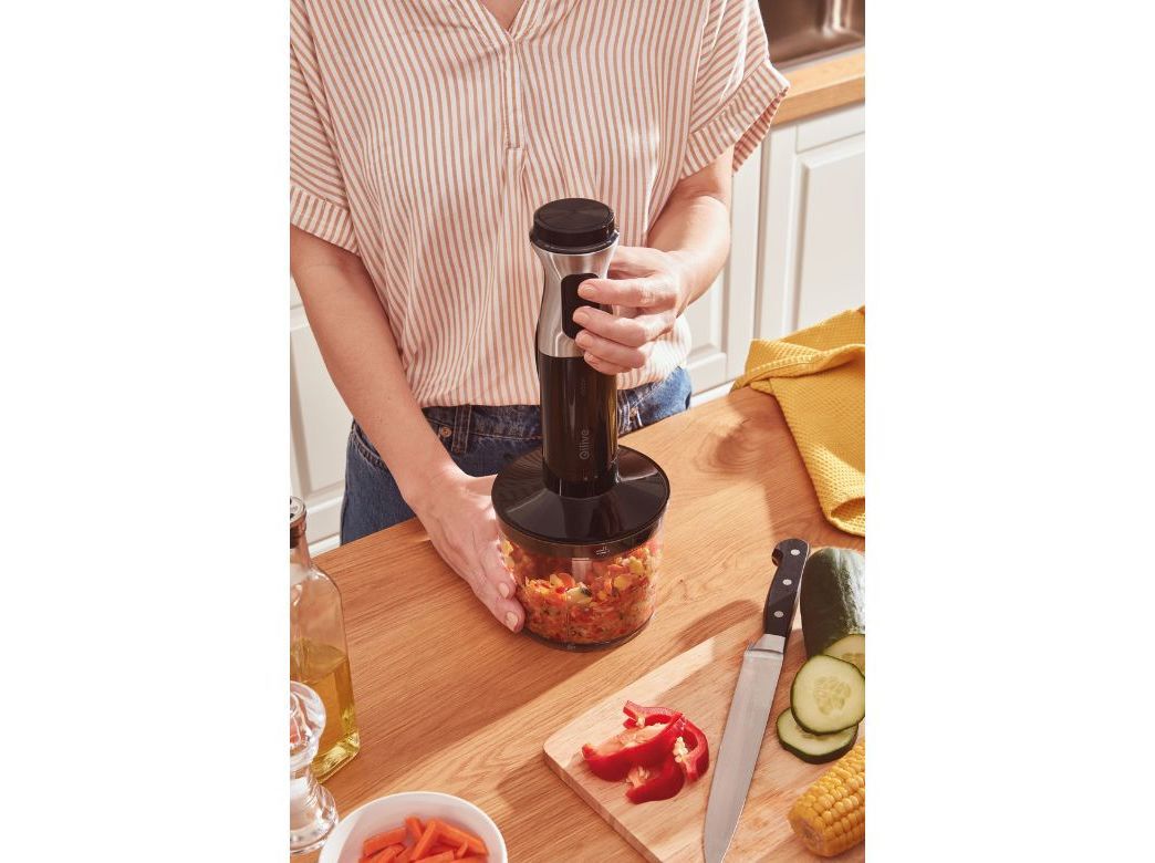 VARINHA M&Aacute;GICA COM ACESS&Oacute;RIOS QILIVE Q.5605 (1000W - PRETO E INOX) image number 2