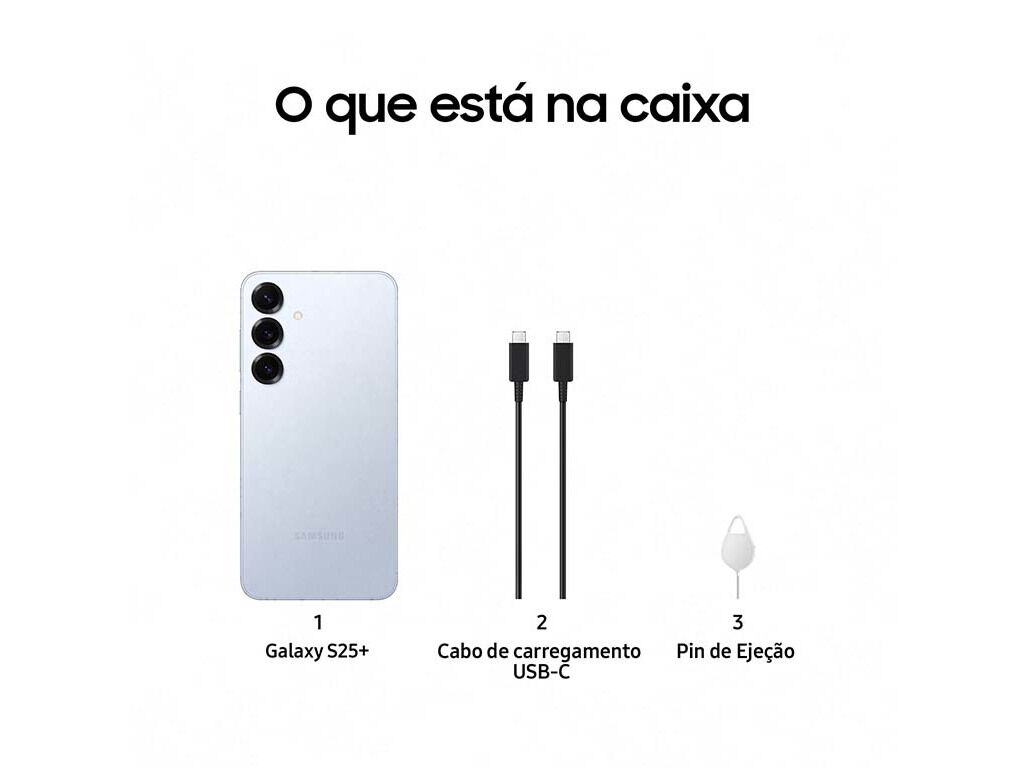 SMARTPHONE SAMSUNG GALAXY S25+ 512GB AZUL GELO image number 1