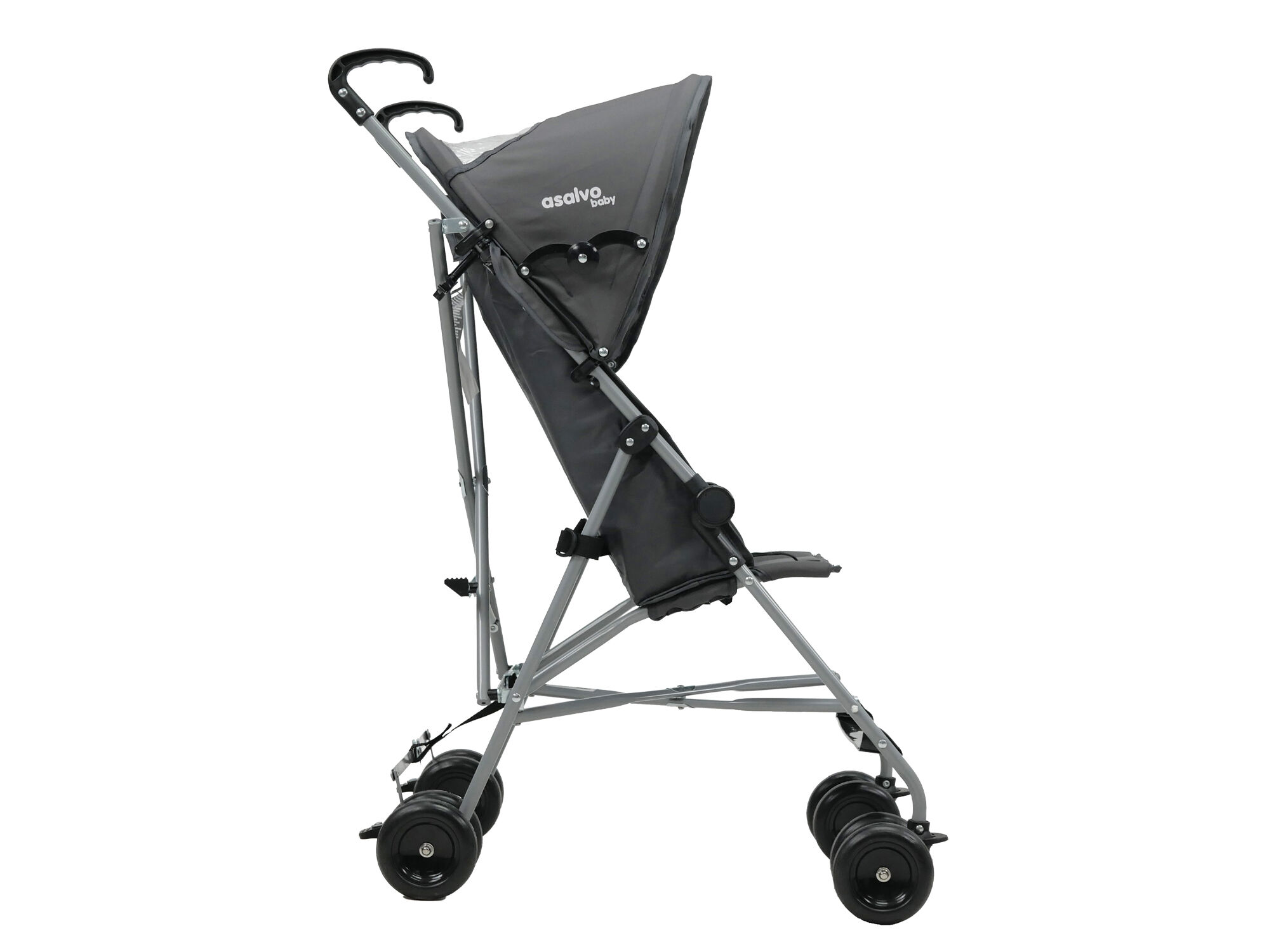 CARRINHO DE BEB&Eacute; ASALVO MOVING PRETO 94X46X66CM image number 2