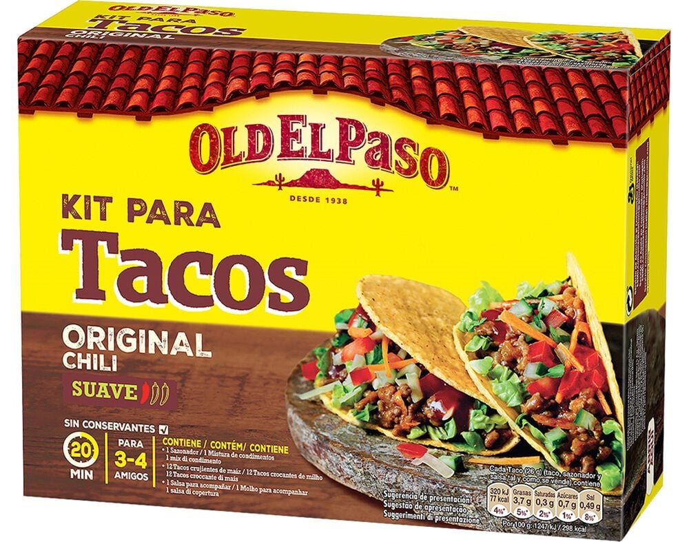 TACO OLD EL PASO KIT 308G