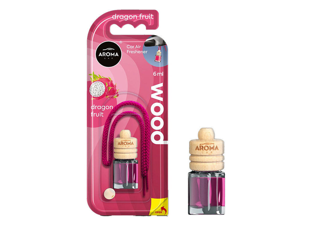 AMBIENTADOR AUTO AROMA CAR WOOD 6ML DRAGON FRUIT image number 0
