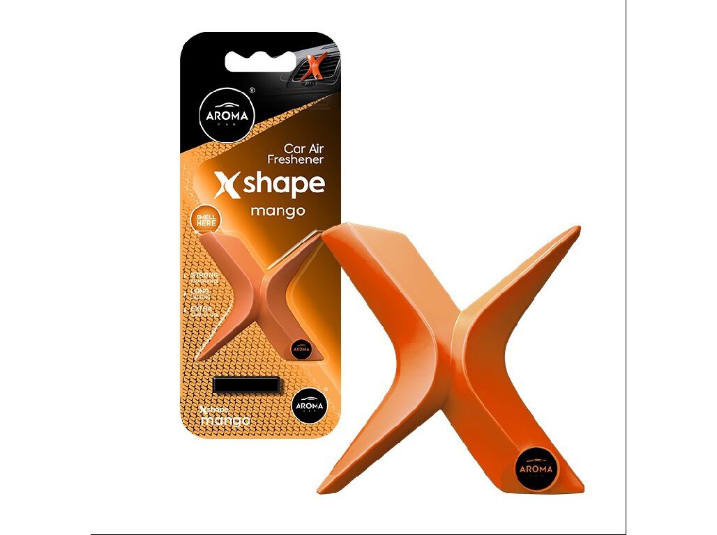 AMBIENTADOR AUTO AROMA CAR X SHAPE MANGA image number 1