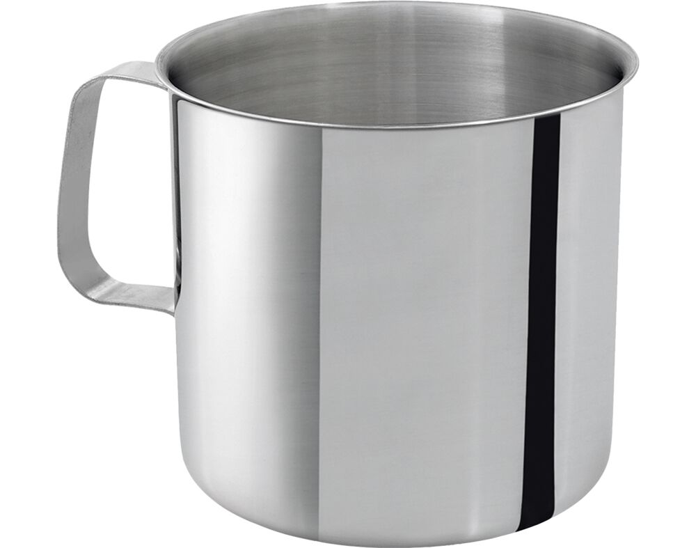 CANECA COM ASA EUROPA SILAMPOS EM INOX 0.8L 10CM
