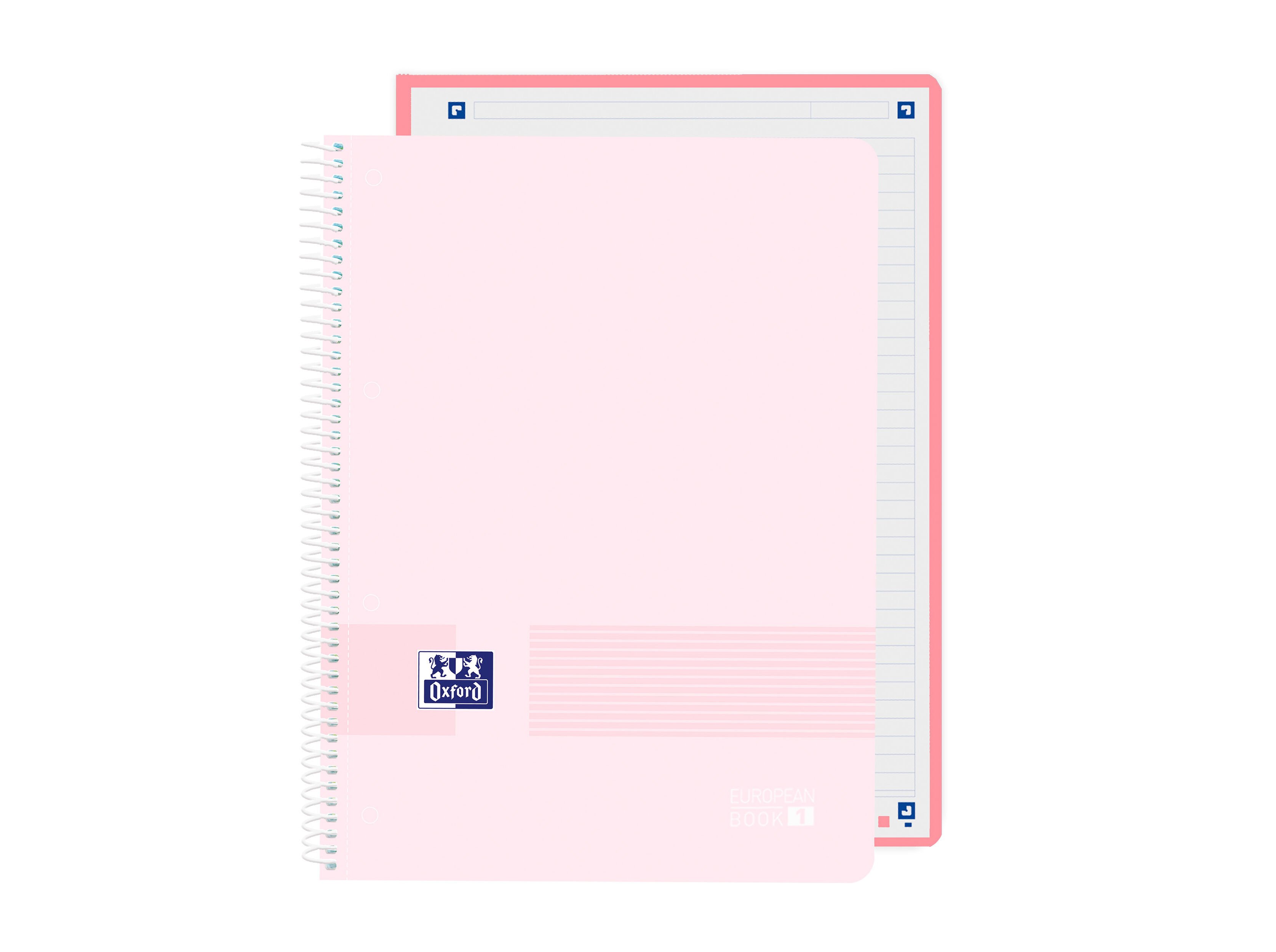 CADERNO ESPIRAL A4 PAUTADO PP OXFORD LIVE&GO PASTEL 80 FOLHAS CORES SORTIDAS image number 3