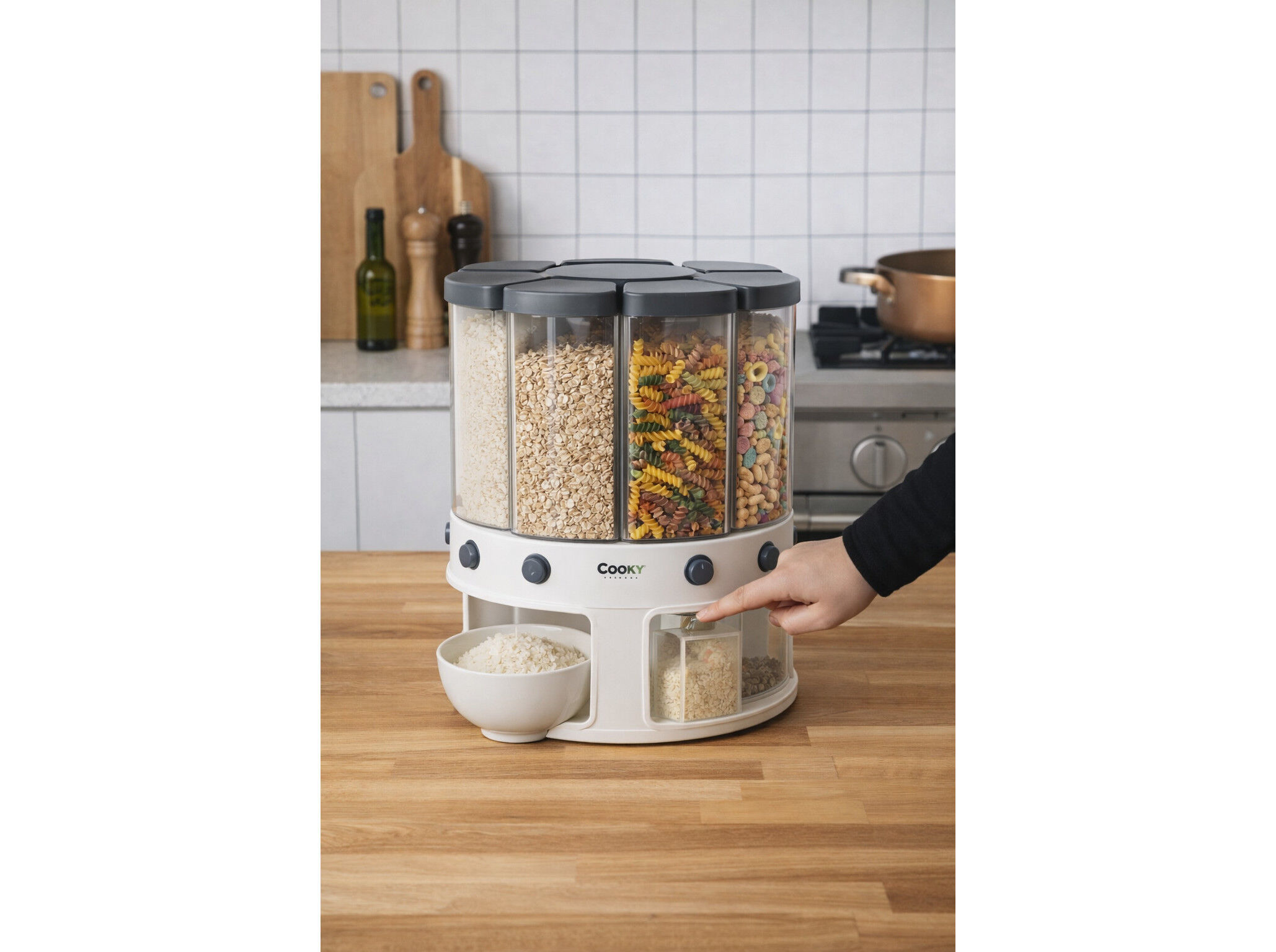 DISPENSADOR COM 6 COMPARTIMENTOS image number 1