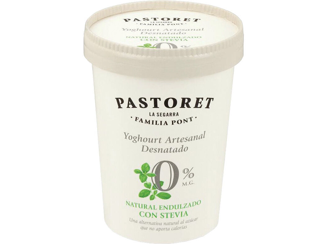 IOGURTE PASTORET NATURAL 0% COM STEVIA 500G image number 0