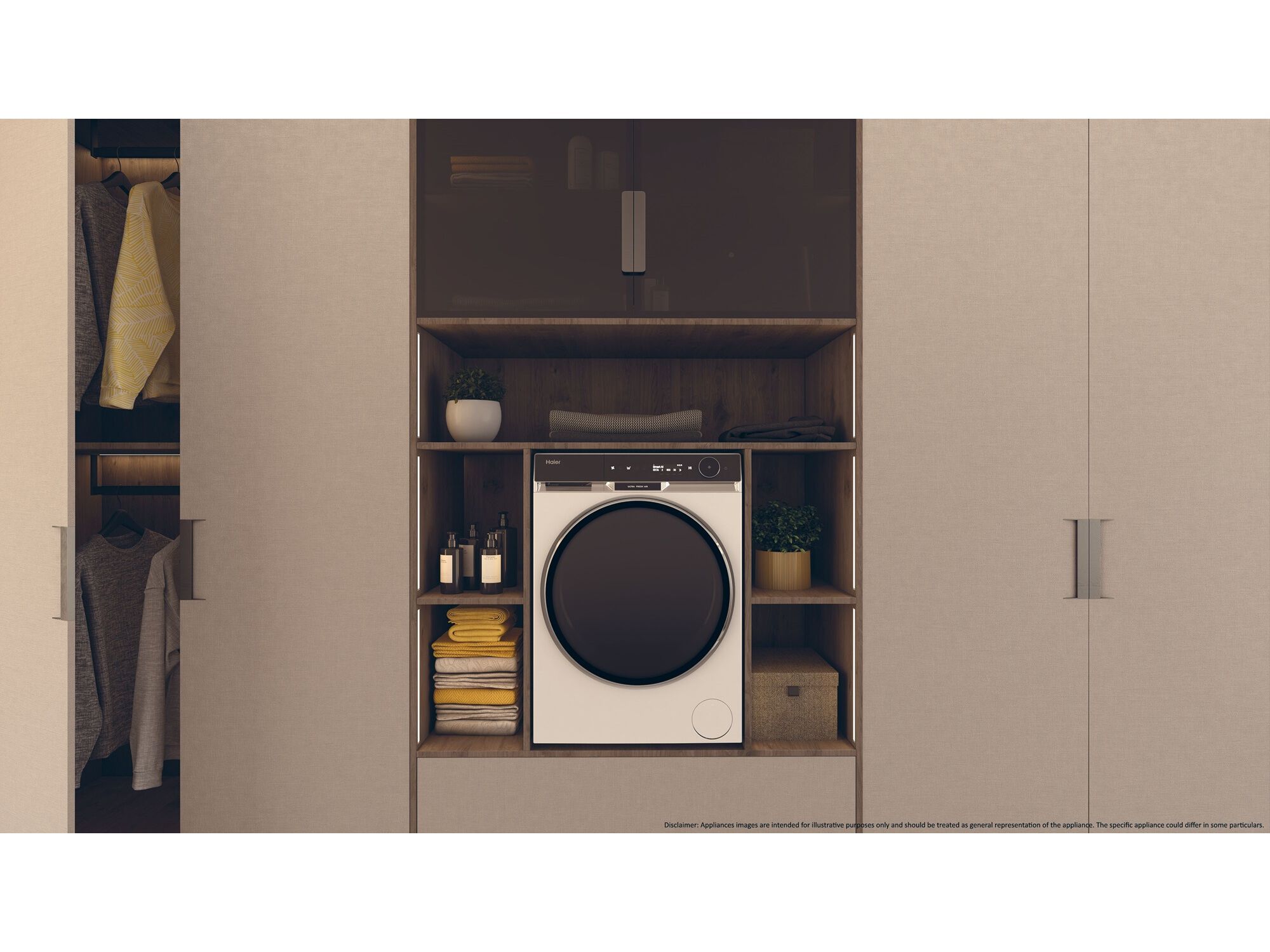 M&Aacute;QUINA DE LAVAR ROUPA HAIER HW100-BD14397U1S - BRANCO A 10KG image number 9