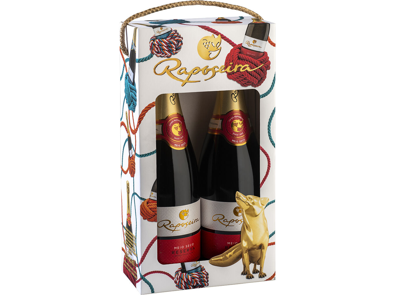 CONJUNTO ESPUMANTE RAPOSEIRA RESERVA MEIO SECO 2X0.75L image number 1
