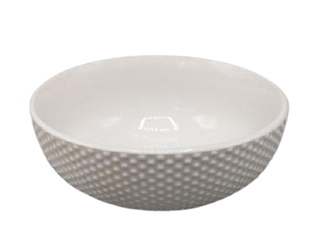 TA&Ccedil;A DOTTY ACTUEL BRANCO PORCELANA &Oslash;11.5CM