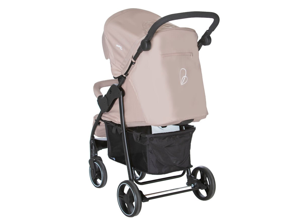 CARRINHO DE BEB&Eacute; ASALVO AMERICA 3 BEGE 106X82X51CM image number 2