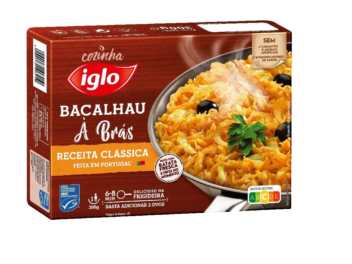 BACALHAU &Agrave; BR&Aacute;S IGLO 300G image number 0