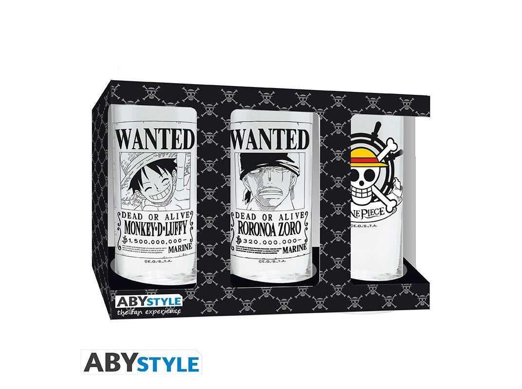 CONJUNTO DE 3 COPOS ONE PIECE image number 0