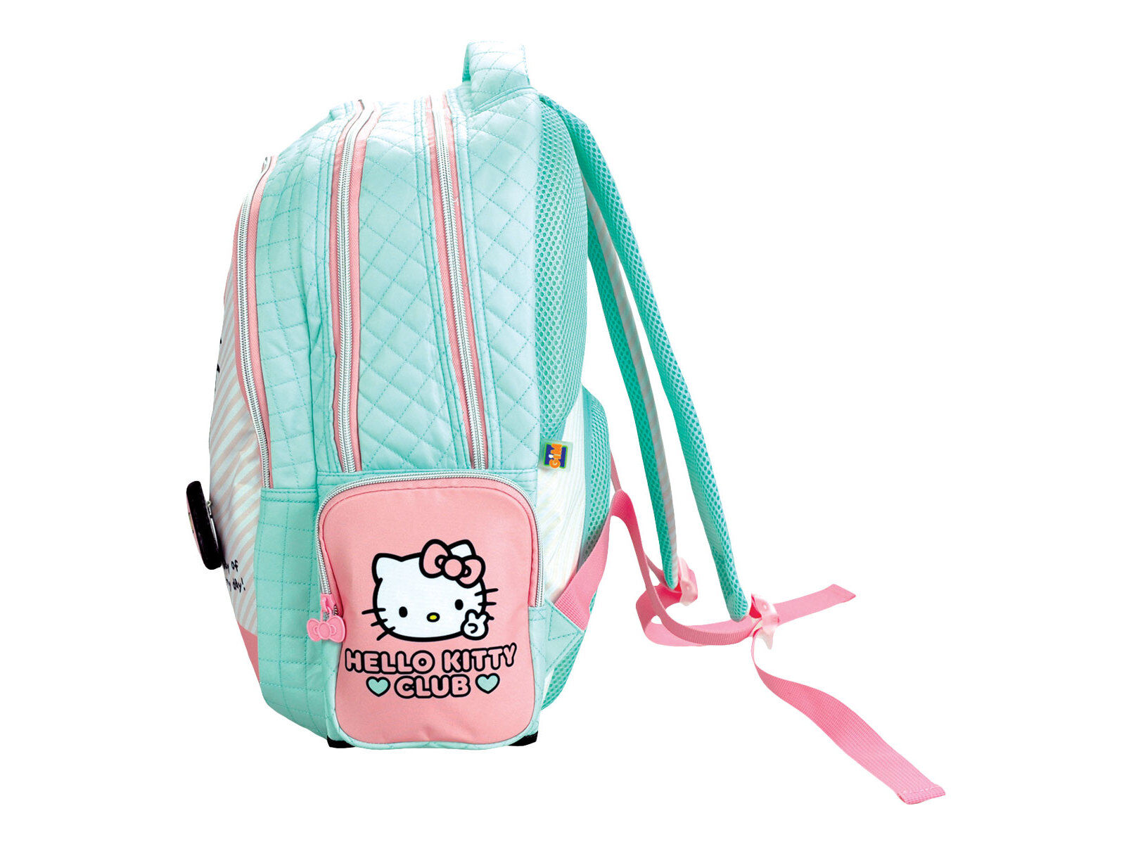 MOCHILA GRANDE HELLO KITTY COM 3 FECHOS 35X44X18CM image number 1