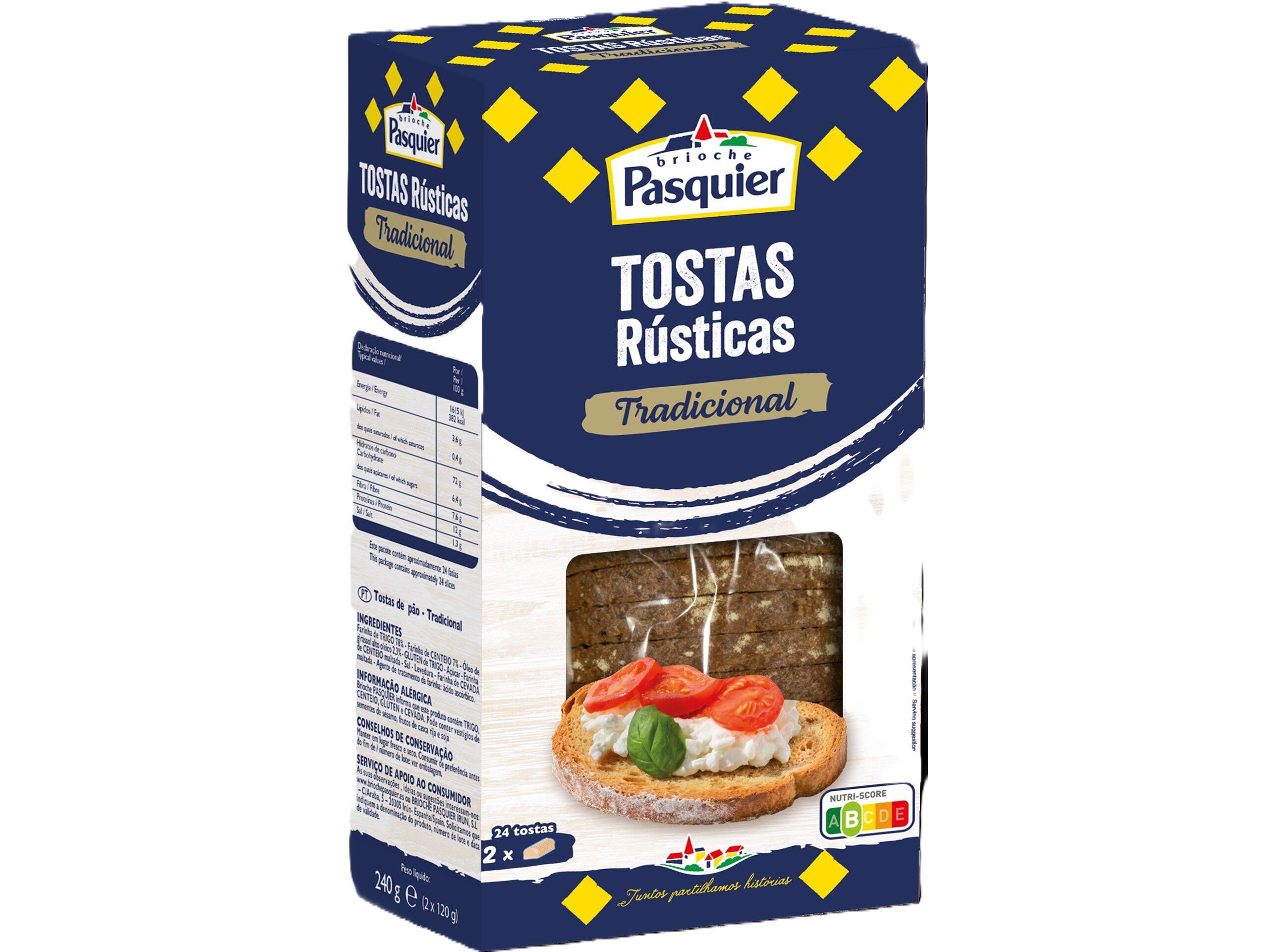TOSTA PASQUIER R&Uacute;STICA BRIOCHE TRADICIONAL 240G image number 0