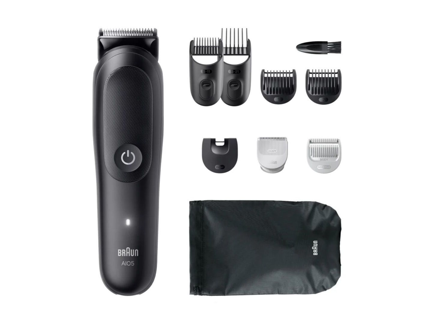 APARADOR MULTIFUN&Ccedil;&Otilde;ES BRAUN MGK5540 9 EM 1 PARA BARBA CABELO E CORPO image number 1
