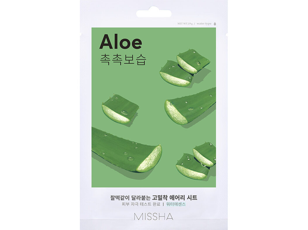 M&Aacute;SCARA FACIAL TECIDO MISSHA ALOE VERA 1UN