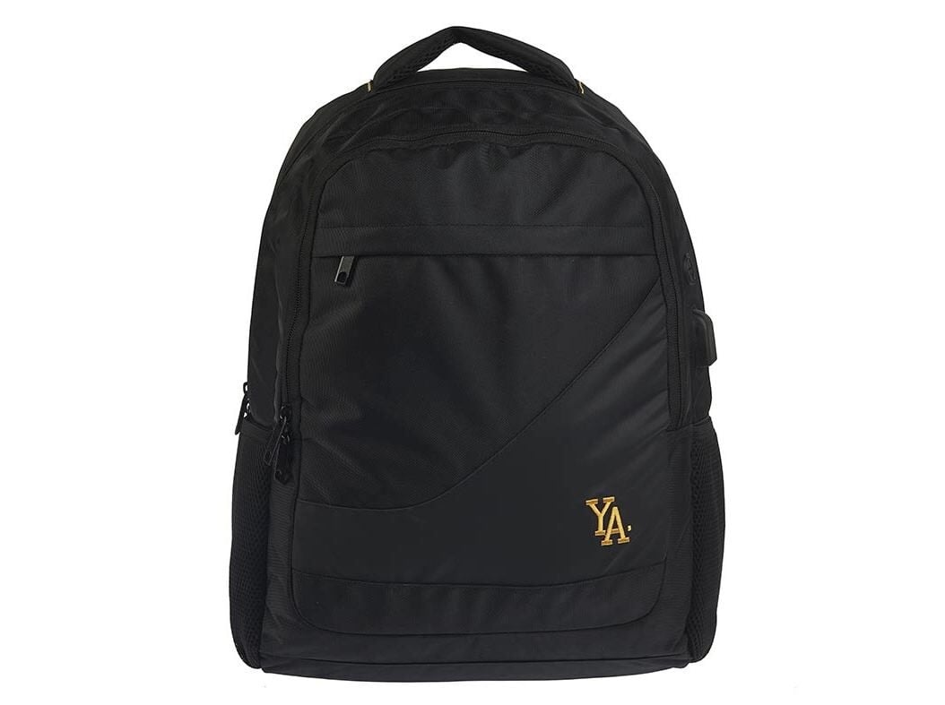 MOCHILA YOUNG'S ATTITUDE PRETO USB 47X33X19CM