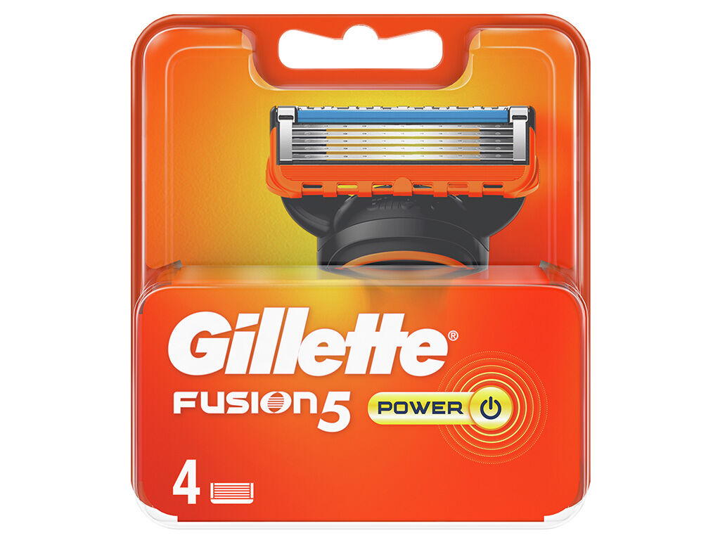 RECARGA DE L&Acirc;MINAS FUSION5 POWER GILLETTE 4 UN image number 1