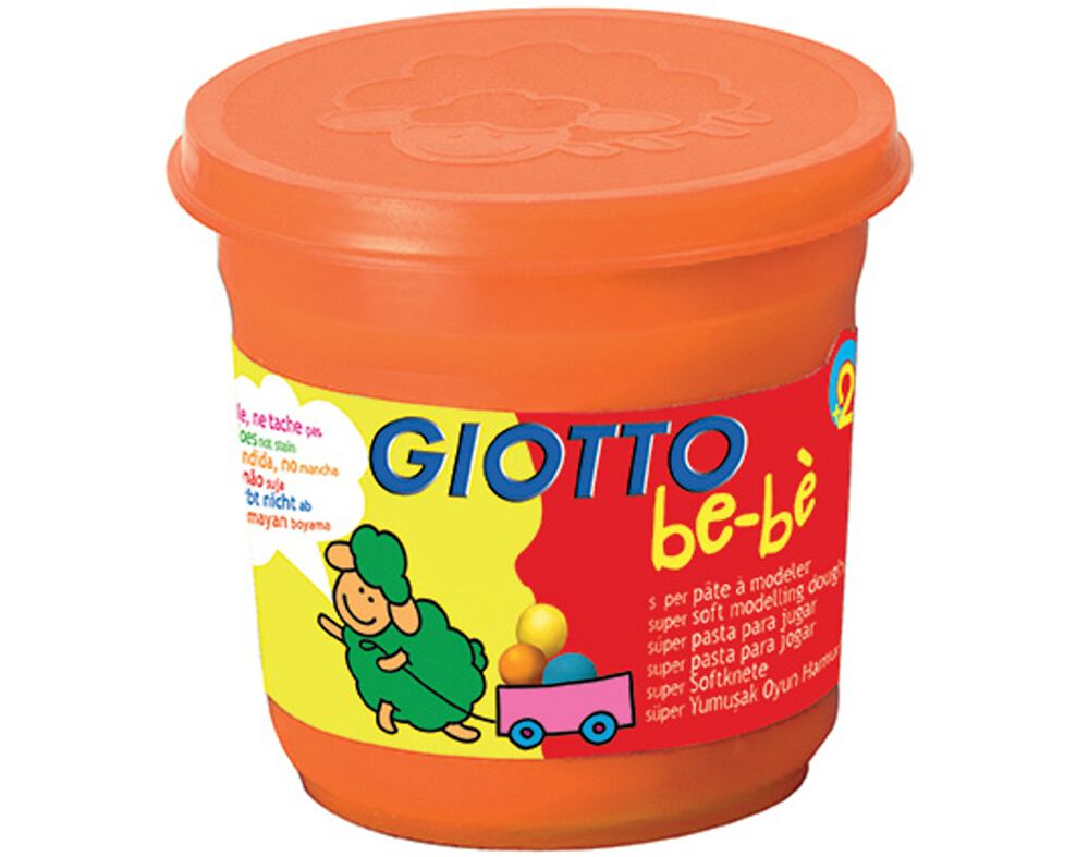 PASTA MODELAR GIOTTO BE-B&Eacute; LARANJA 220G
