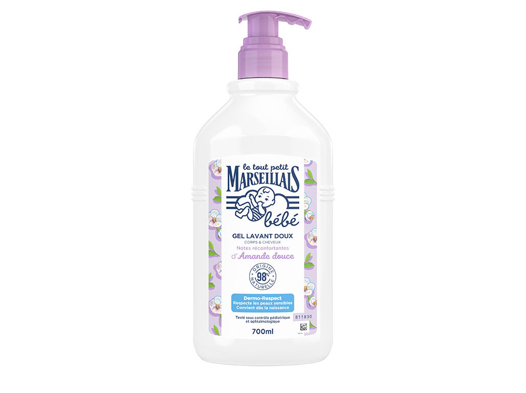GEL LAVANTE LE PETIT MARSEILLAIS BABY AM&Ecirc;NDOAS DOCES 700ML image number 0