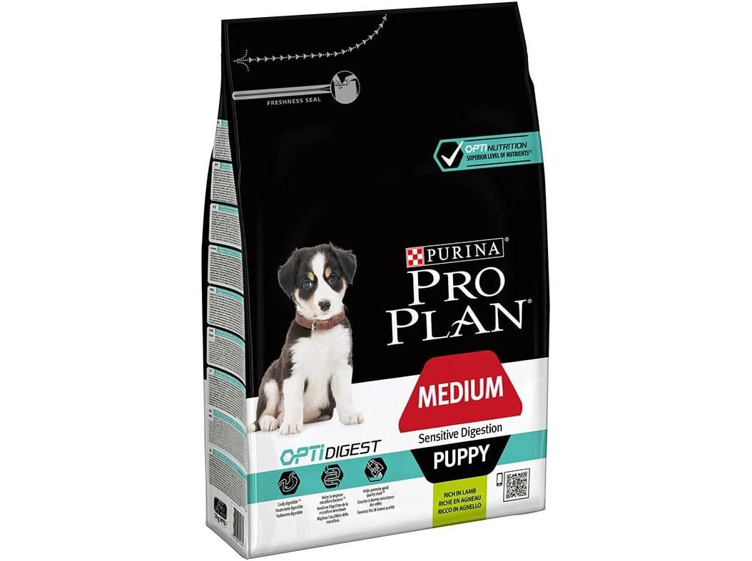 RA&Ccedil;&Atilde;O C&Atilde;O JUNIOR MED PRO PLAN DIGEST&Atilde;O SENS&Iacute;VEL BORREG 3 KG* image number 0