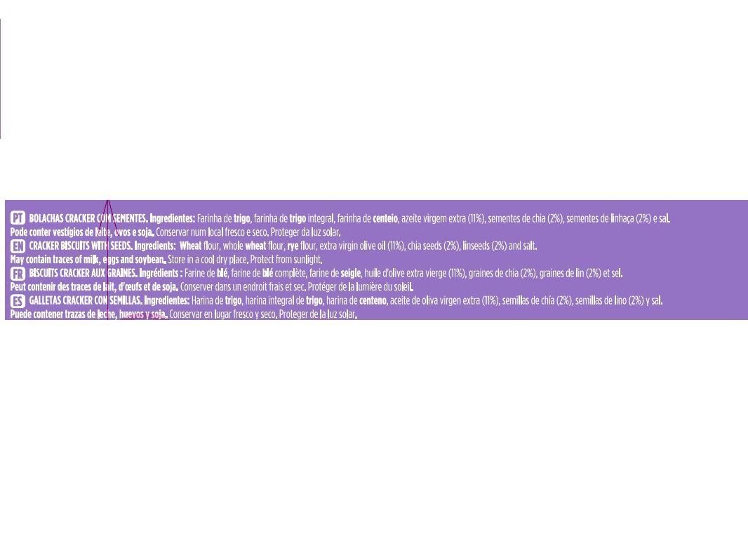 BOLACHAS CRACKER LOVE SEED SEMENTES 150G image number 1