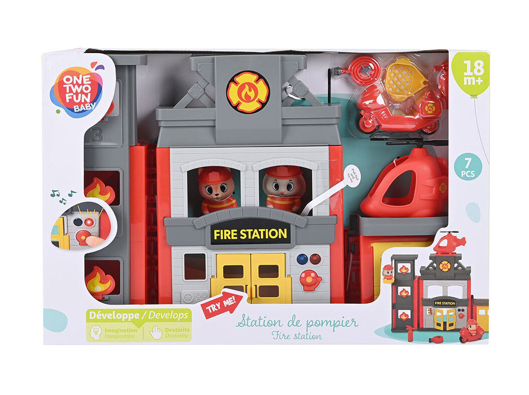 QUARTEL BOMBEIROS ONE TWO FUN LEO 9 PE&Ccedil;AS image number 0