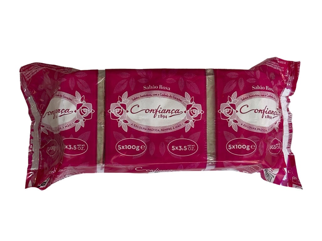SAB&Atilde;O CONFIAN&Ccedil;A OFFENBACH ROSA 5X100G