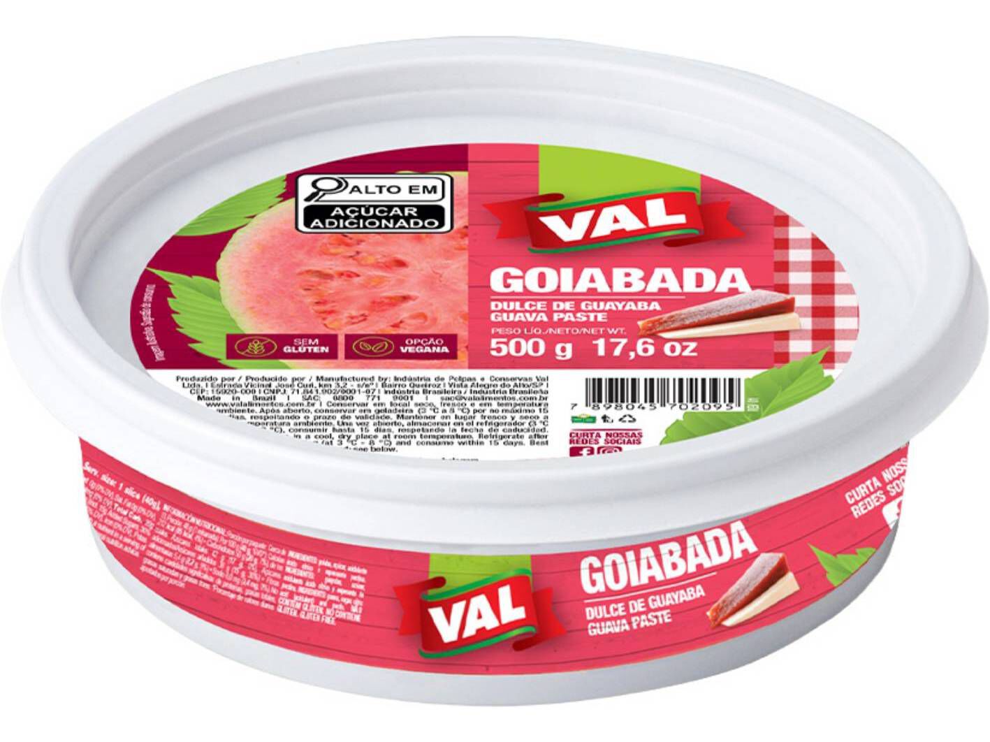 GOIABADA VAL DISCO 500G image number 0