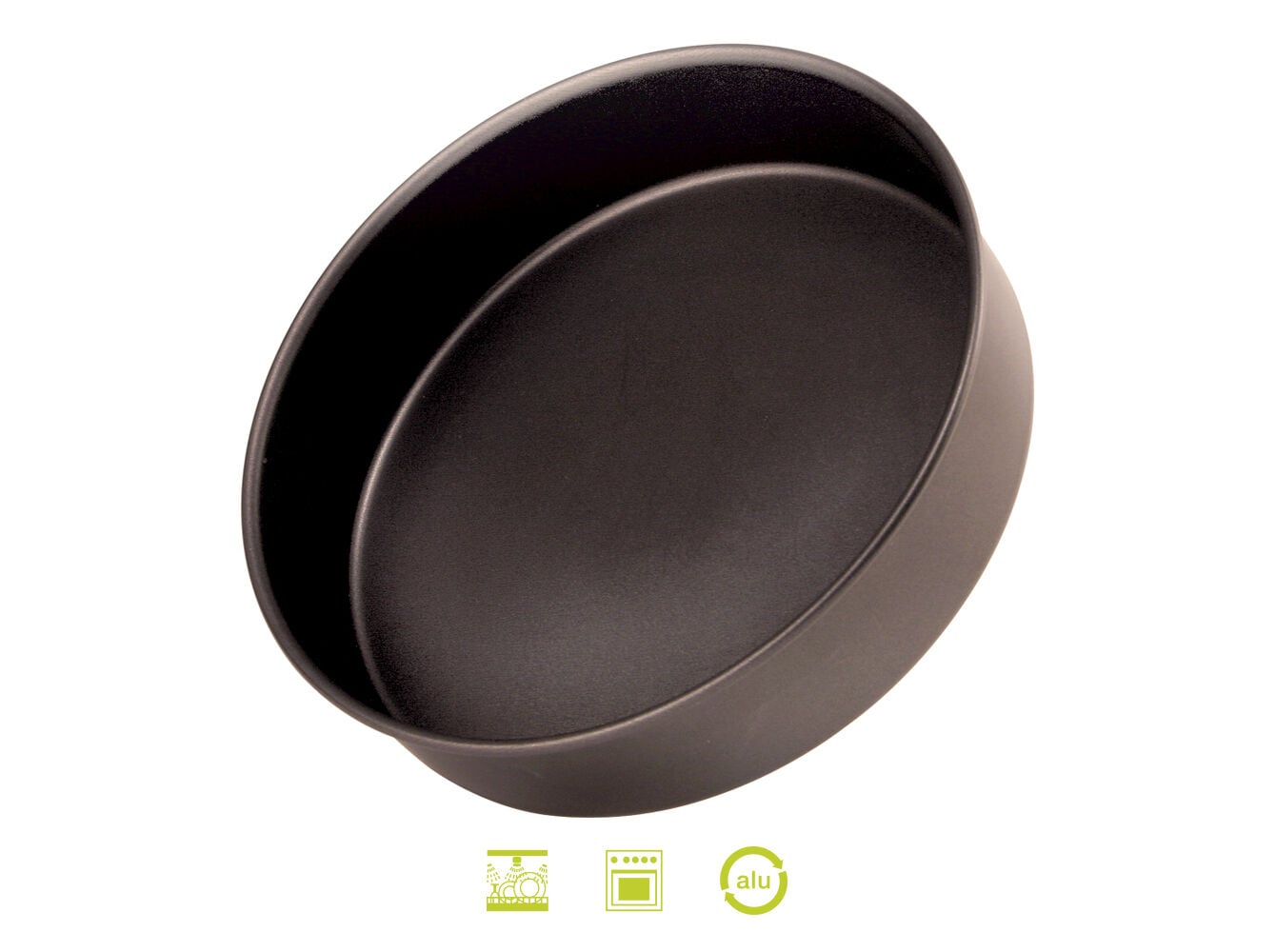 FORMA PARA BOLOS BAIXA PRETO GRILO 20CM image number 1