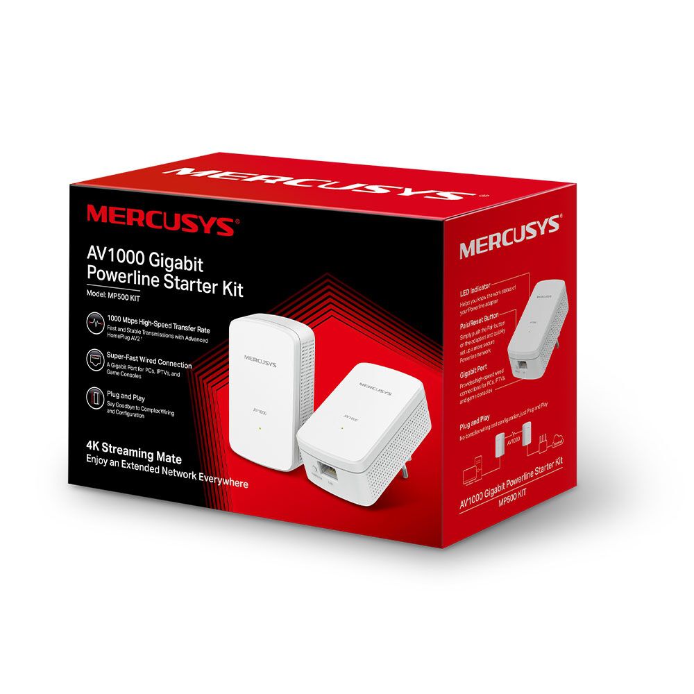 POWERLINE MERCUSYS AV1000 MP500 KIT image number 3