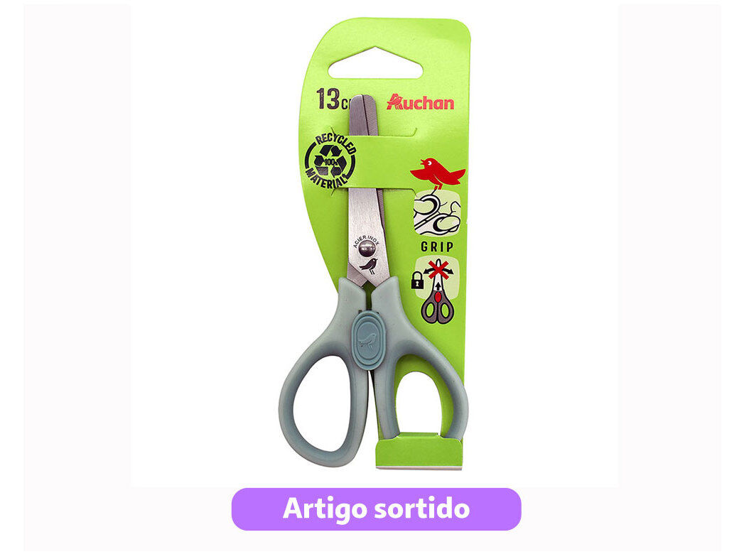 TESOURA AUCHAN 13CM CORES SORTIDAS image number 4