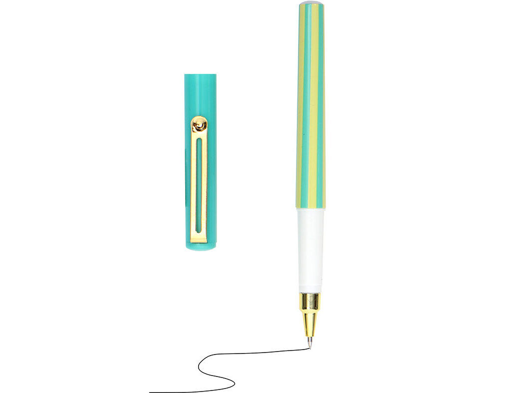 ESFEROGR&Aacute;FICA COM TAMPA AUCHAN TINTA AZUL VINTAGE PALETTE