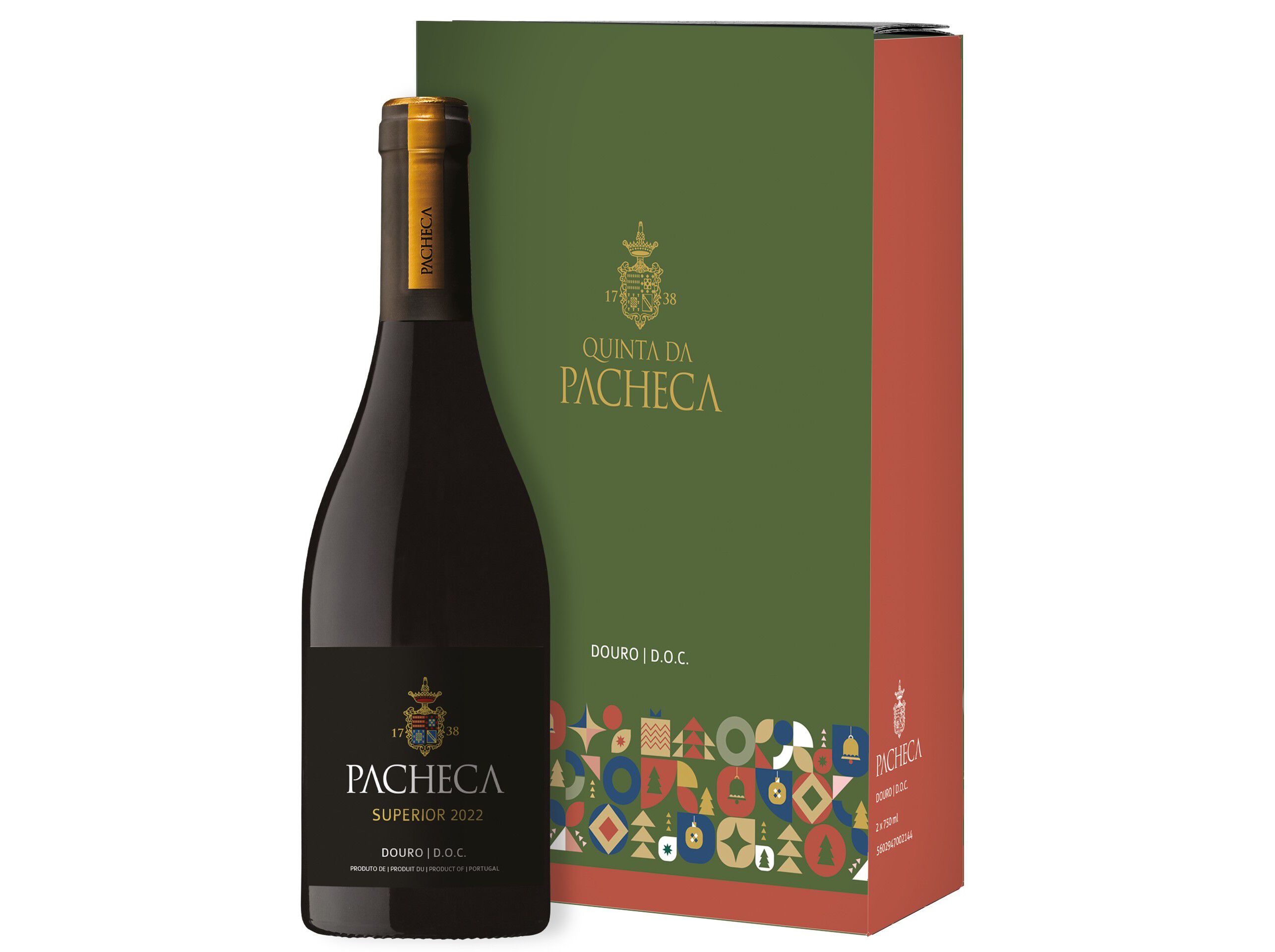 CONJUNTO VINHO TINTO PACHECA SUPERIOR 2X0.75L image number 1