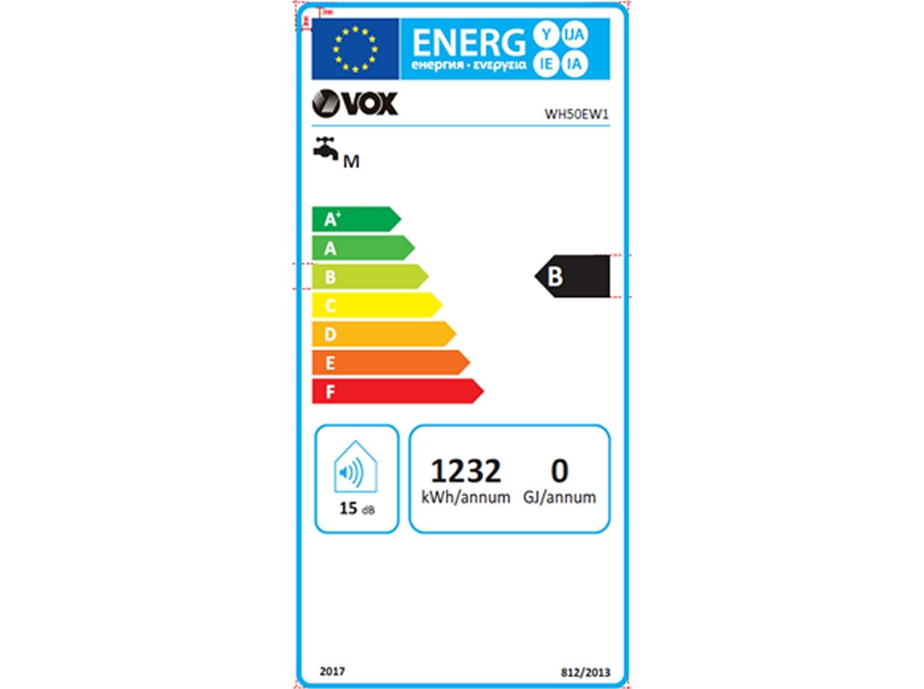 TERMOACUMULADOR VOX WH50EW1 DIGITAL 50L image number 1
