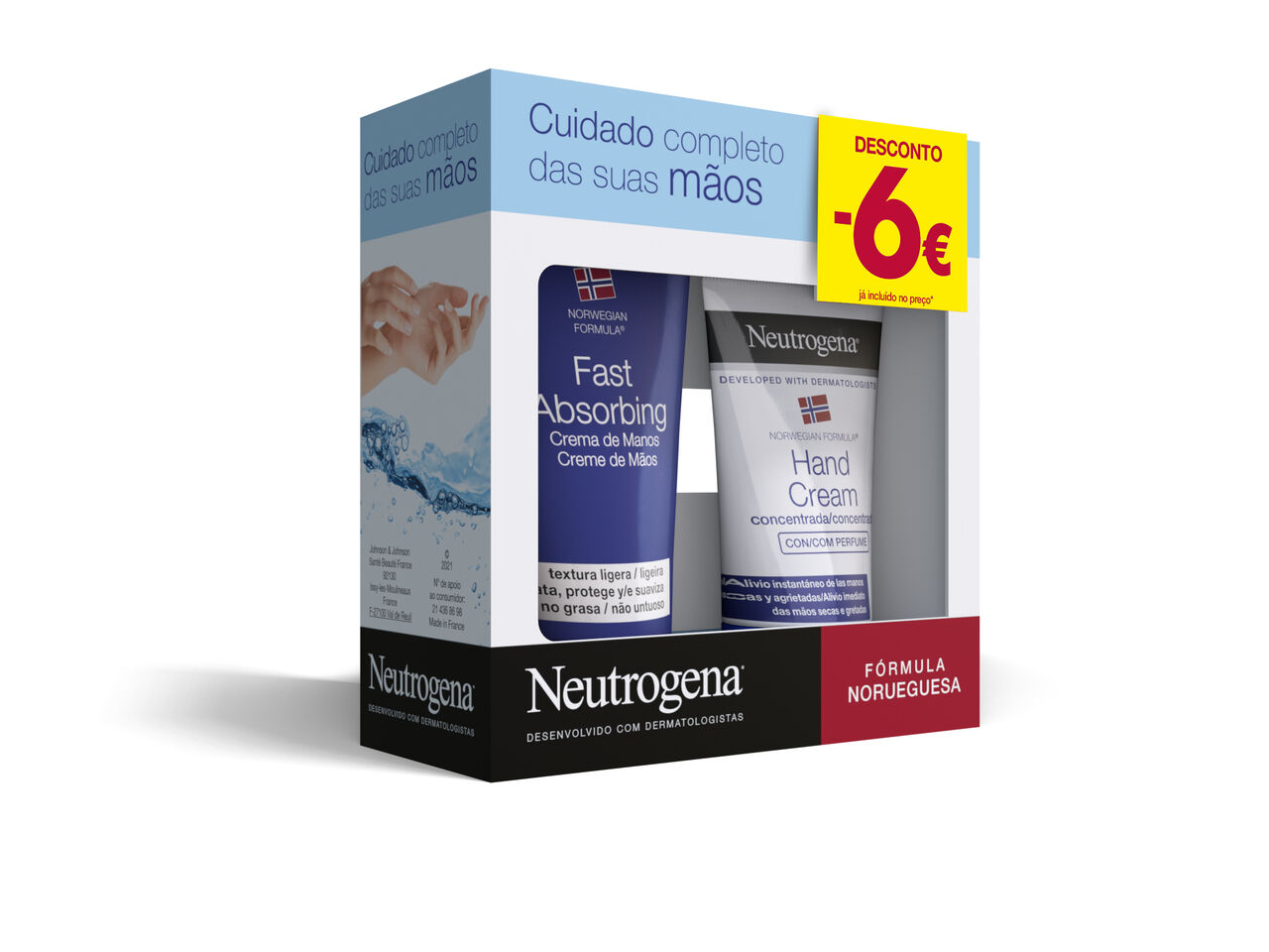 CREME M&Atilde;OS NEUTROGENA TEXTURA LIGEIRA 75ML + CREME M&Atilde;OS NEUTROGENA CONCENTRADO COM PERFUME 50ML -6
