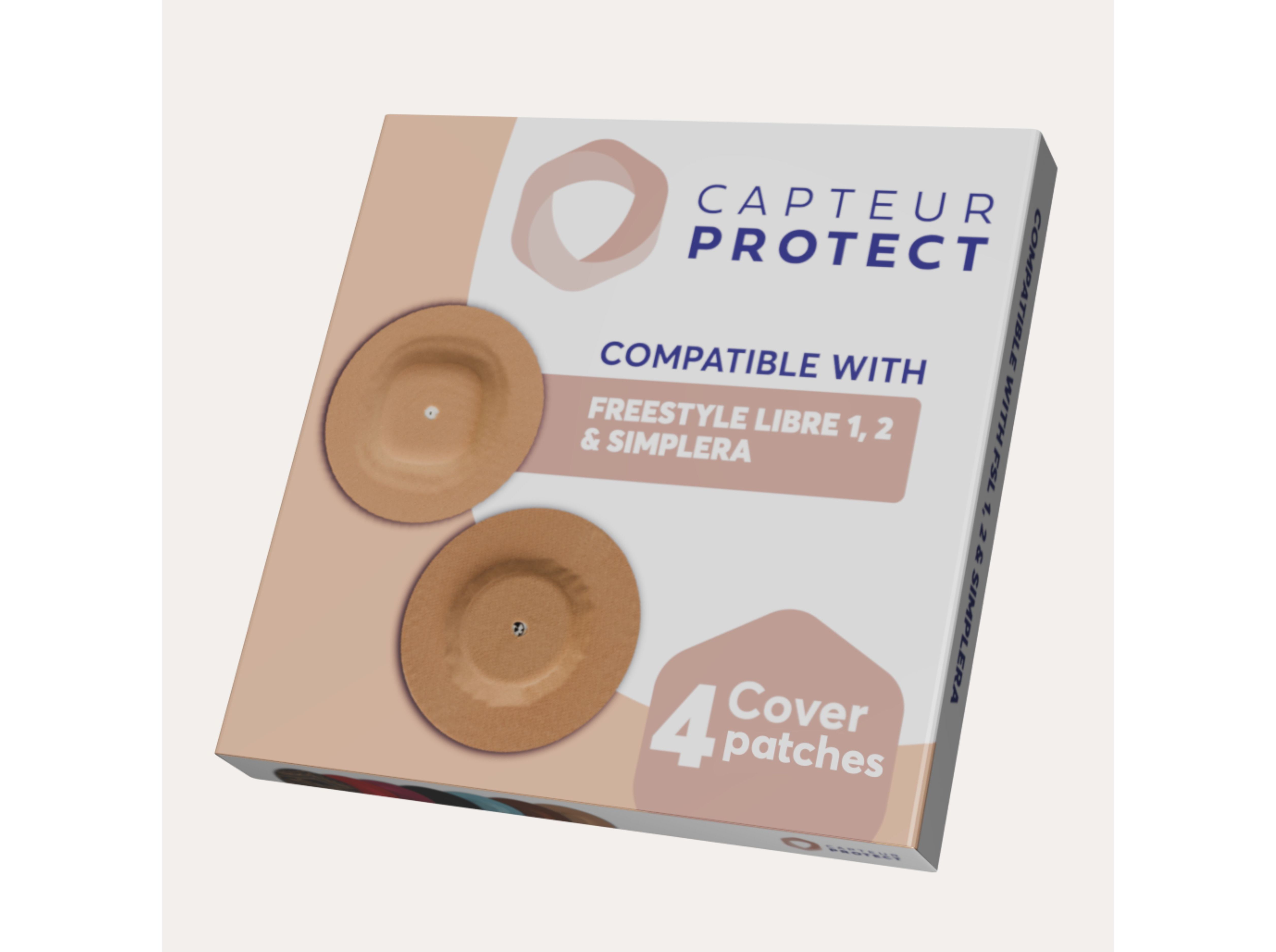ADESIVO SENSOR CAPTEUR PROTECT F.LIBRE BEGE 4UN image number 0