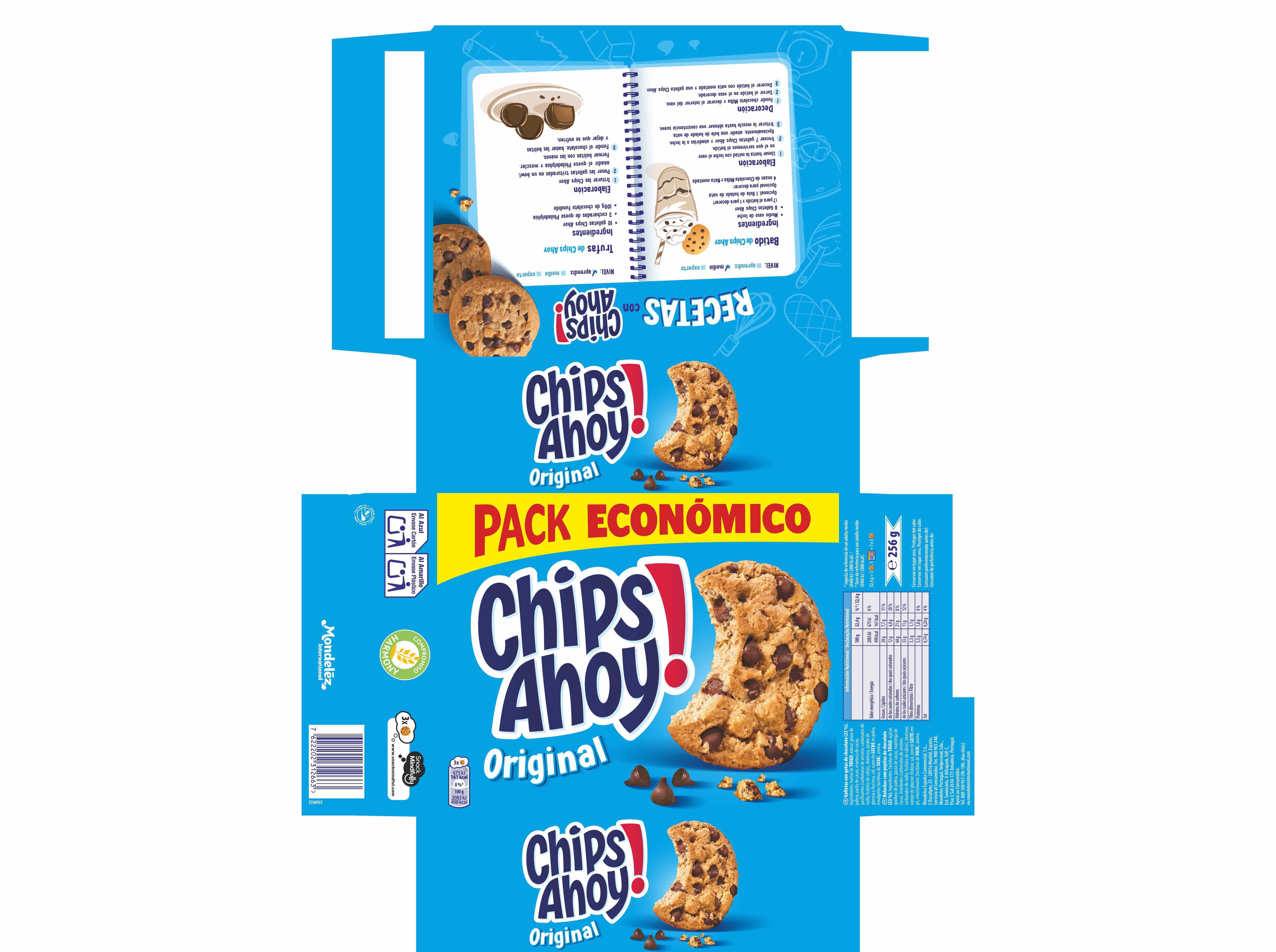 BOLACHA CHIPS AHOY CHOCOLATE 256G image number 1