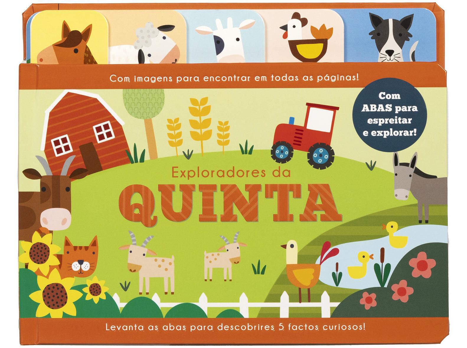 LIVRO EXPLORADORES DA QUINTA - COM ABAS FACTOS DIVERTIDOS image number 1