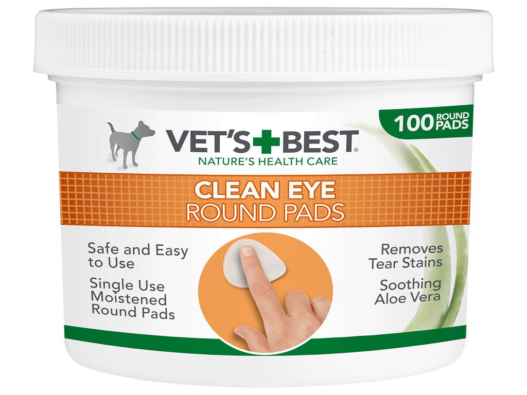 TOALHITAS VET'S+BEST PARA LIMPEZA DE OLHOS 100 UNIDADES