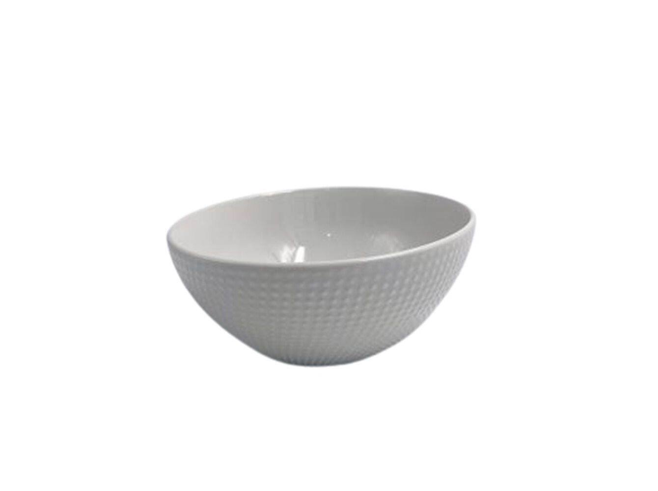 SALADEIRA DOTTY ACTUEL BRANCO PORCELANA &Oslash;22.5CM
