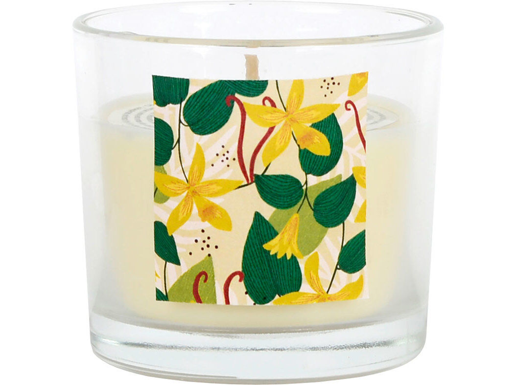 VELA AROM&Aacute;TICA ACTUEL VIDRO BAUNILHA