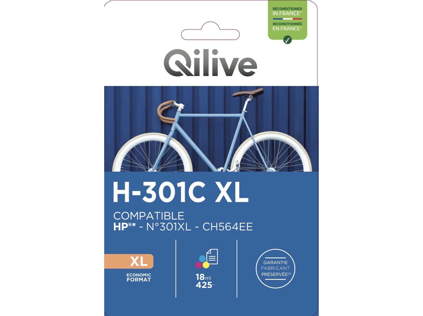 TINTEIRO QILIVE HP 301XL H-301C XL