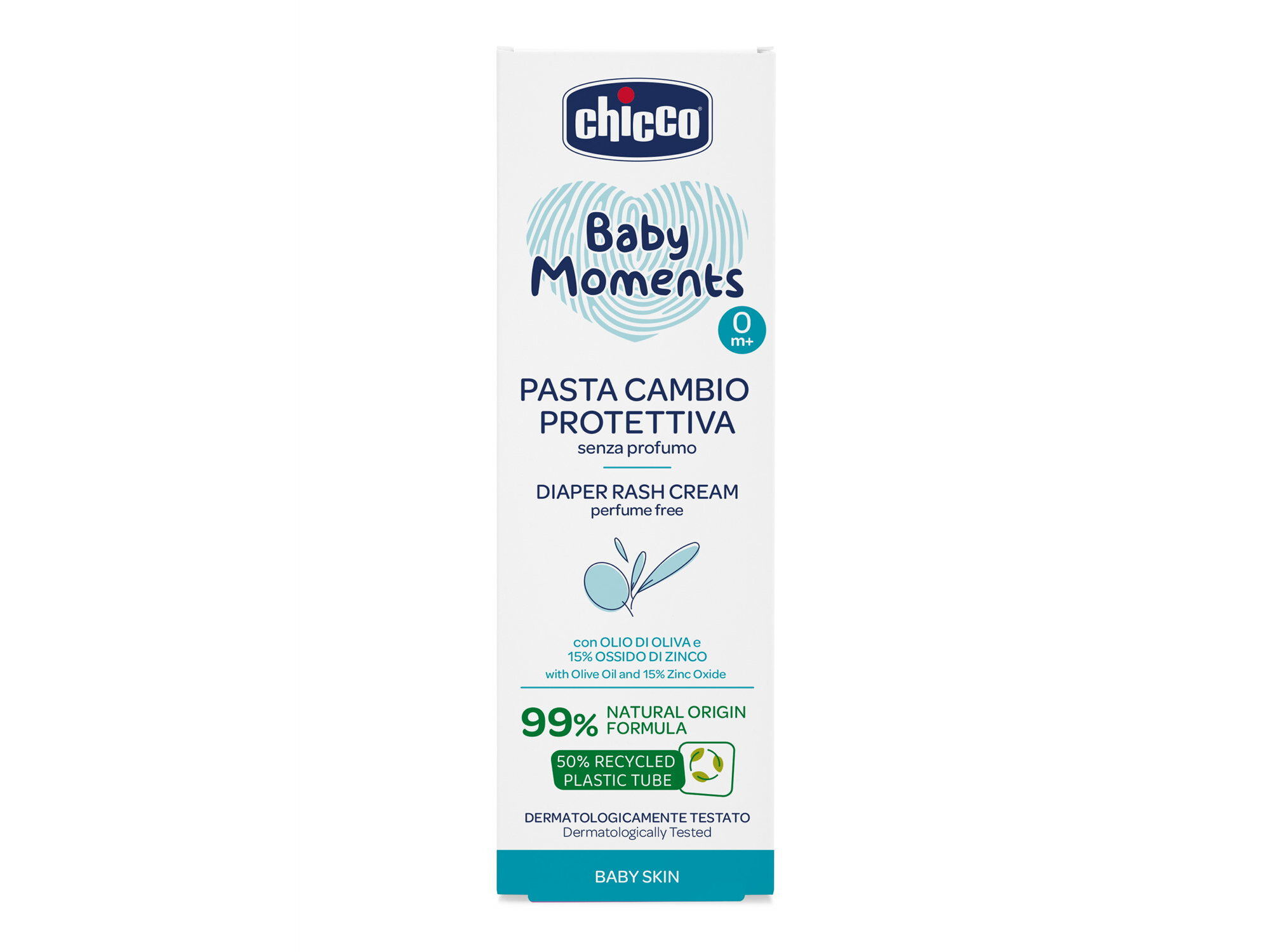 CREME MUDA FRALDA CHICCO PELE DELICADA 100ML image number 1