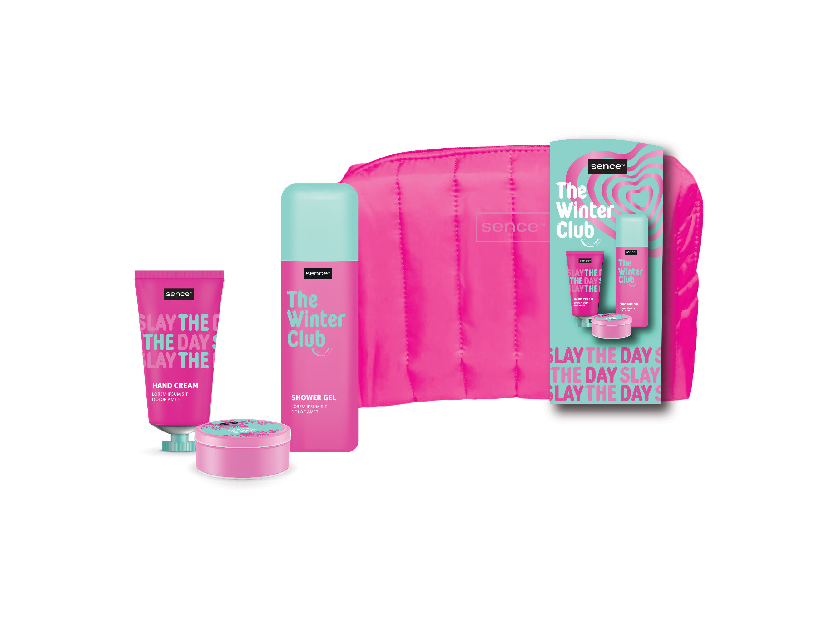 CONJUNTO SENCE COLLECTION SHOWER KIT THE WINTER CLUB image number 0