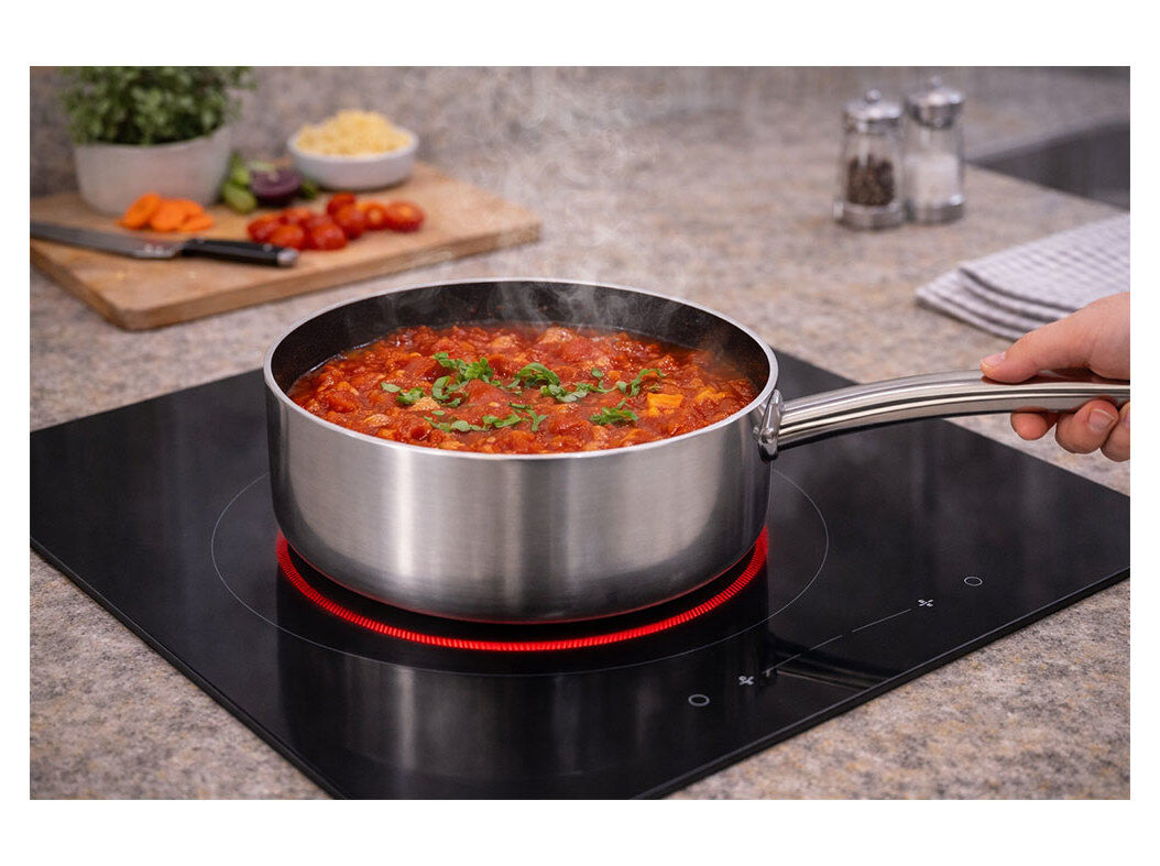 CA&Ccedil;AROLA ALUMINIO RECICLADO ACTUEL REVESTIMENTO CER&Acirc;MICO PRETO 16CM image number 1