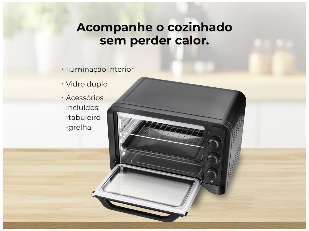MINI FORNO FLAMA 1537FL 1600W 35LT image number 4
